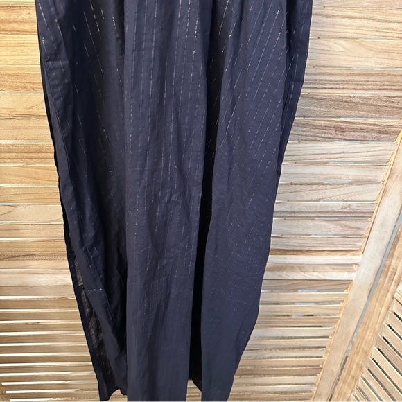 Emerson Fry India Collection Midi Sleveless Dress in black size S - Picture 7 of 7